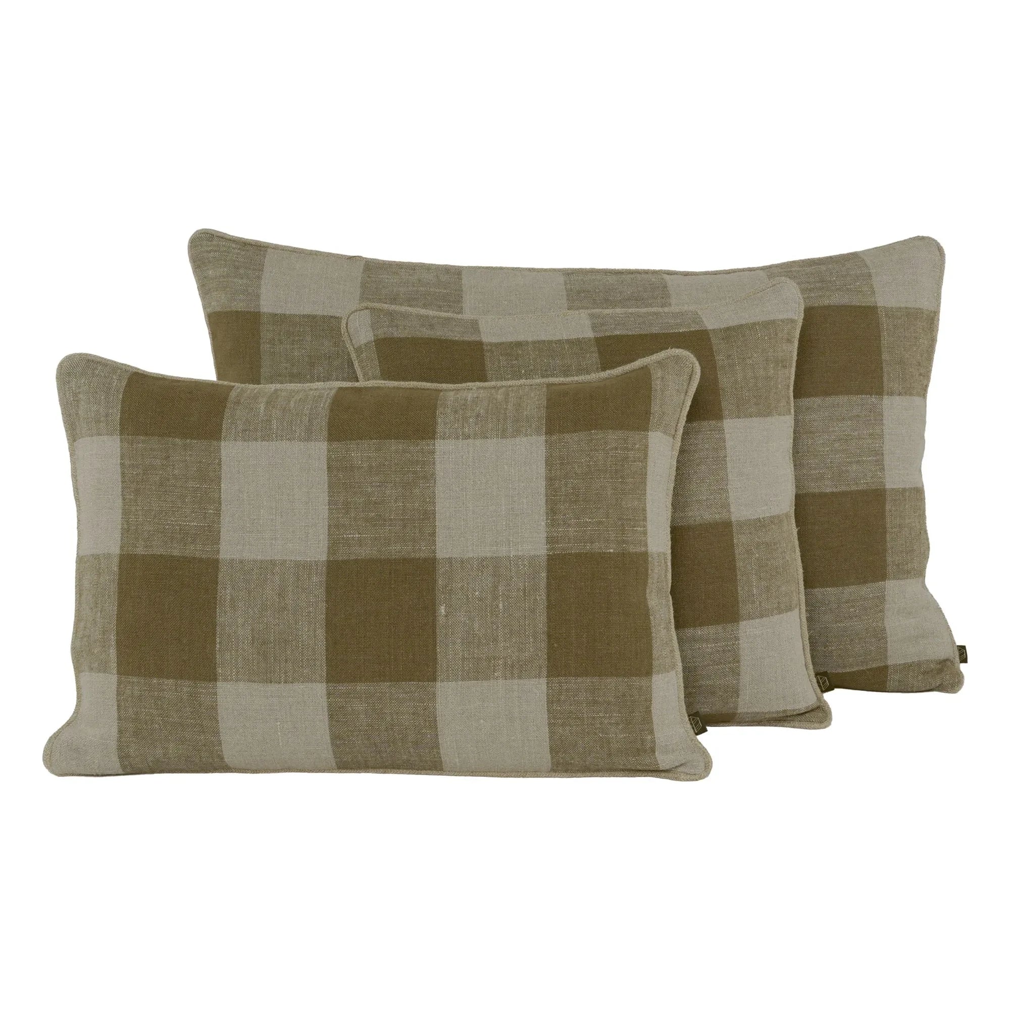 Haomy - Palma Washed Linen Pillowcase | Gold