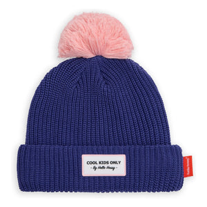 Hello Hossy - Organic Cotton Block Hat | Night Blue