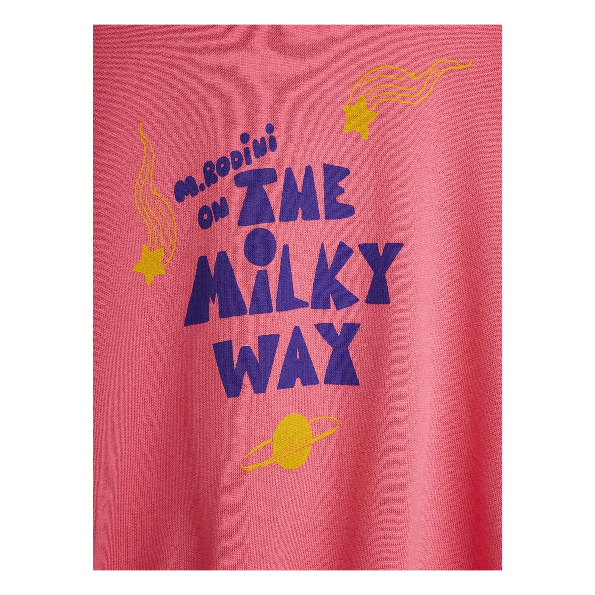 Mini Rodini - The Milky Way Organic Cotton Sweatshirt | Pink