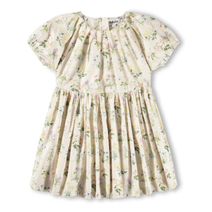 Molo - Christen Fleurie Organic Cotton Dress | Ecru