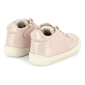 Pom d'Api - Glittery Collar Boots Walk | Powder Pink