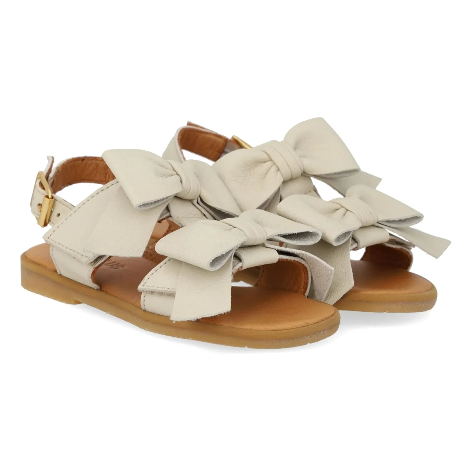 Angulus - Knotted Sandals | Cream