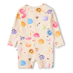 Molo - Nigella Bathwear Ice Cream Pattern Recycled Fibers | Peach