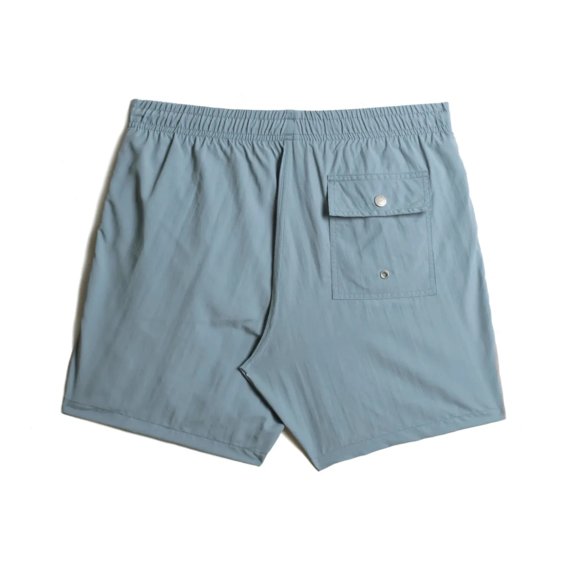 Bather - Flat Recycled Swim Shorts | Blue Stone