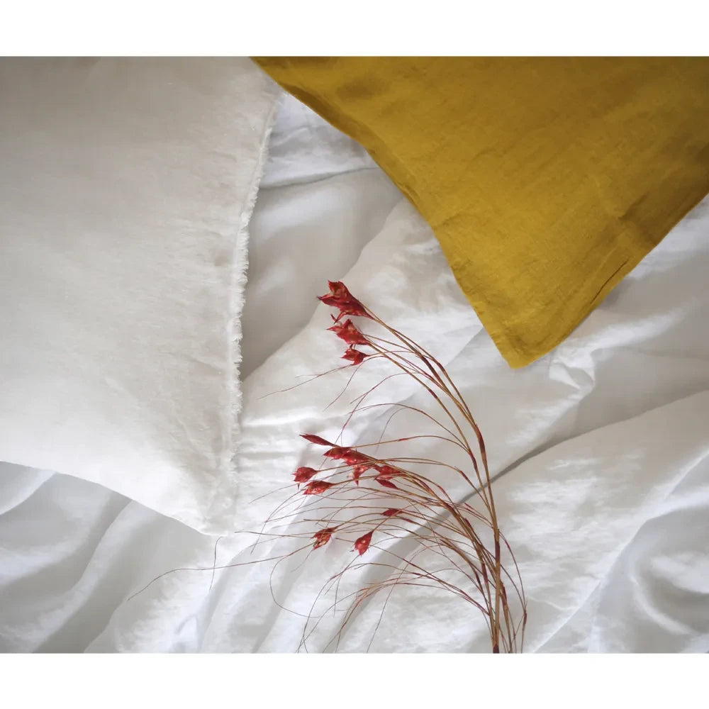 Communauté de biens - Washed Linen Pillowcase | Sage