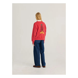Bobo Choses - Hidden Monster organic cotton sweatshirt | Red