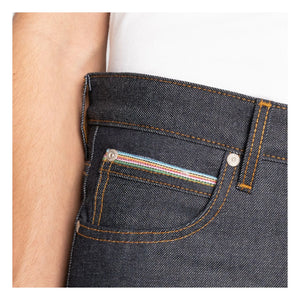 Naked & Famous - Super Guy Dia De Los Muertos Selvedge Denim Jeans | Indigo