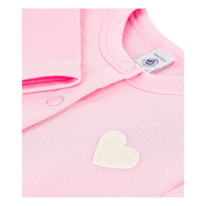 Petit Bateau - Solid Fleece Jacket | Pink