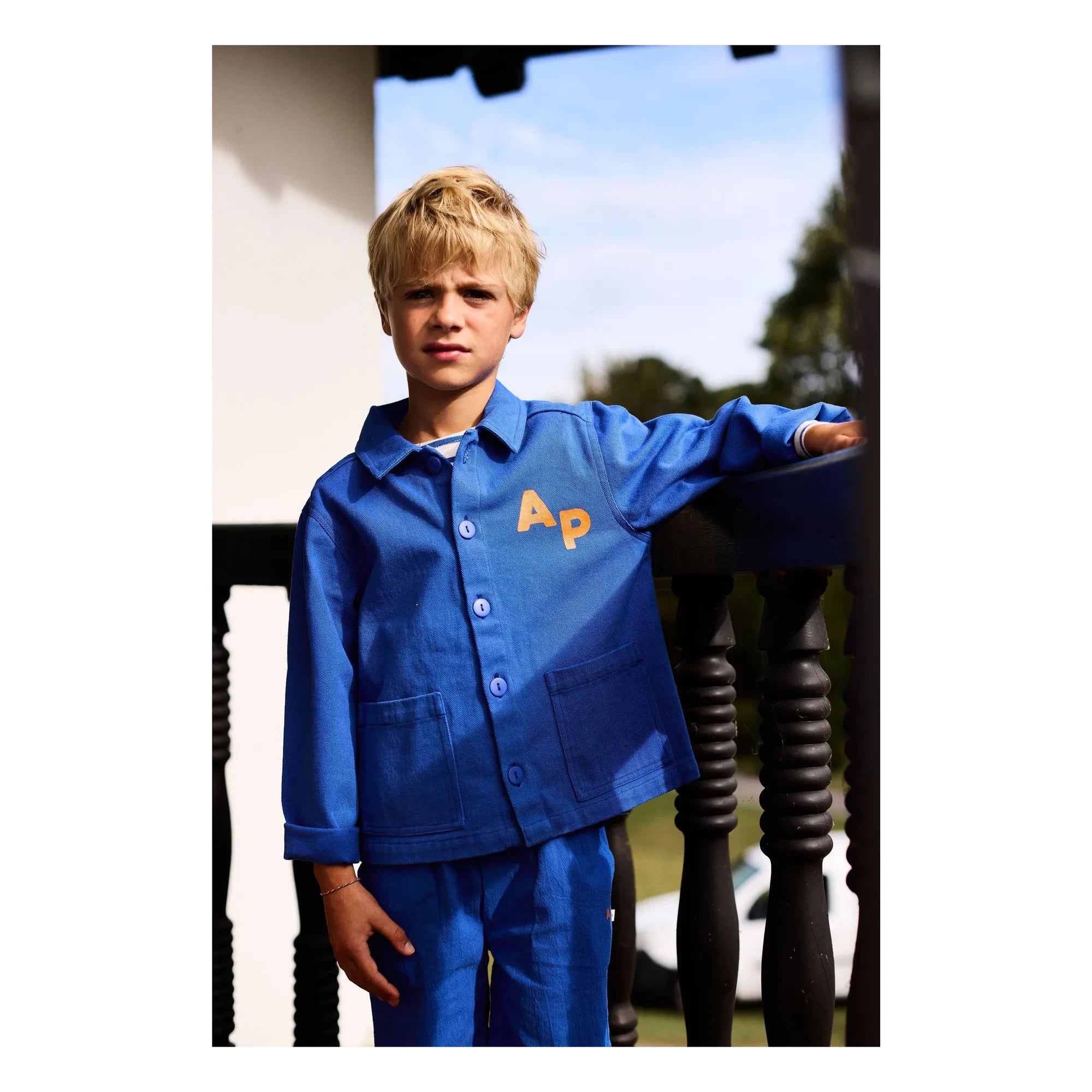 Arsène et Les Pipelettes - AP Twill Jacket | Azure Blue