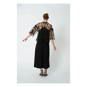 Stella Nova - Sequin Blouse | Black