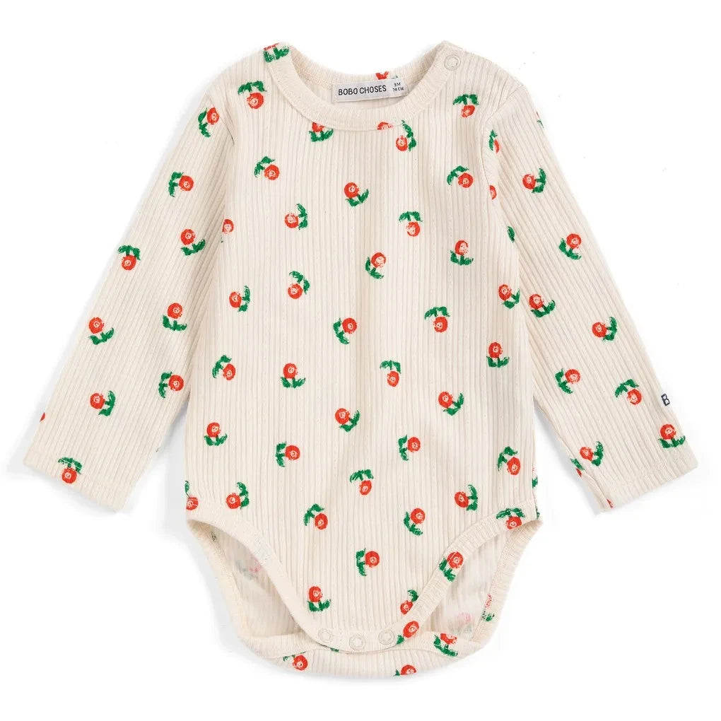 Bobo Choses - Organik Pamuklu Fitilli Body | Ecru