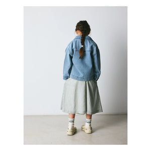 brunobruno nation - Gertrud Striped Skirt Organic Cotton | Green