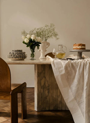 Olsson & Jensen - Rose Dessert Plates - 6-piece Set | Beige pink
