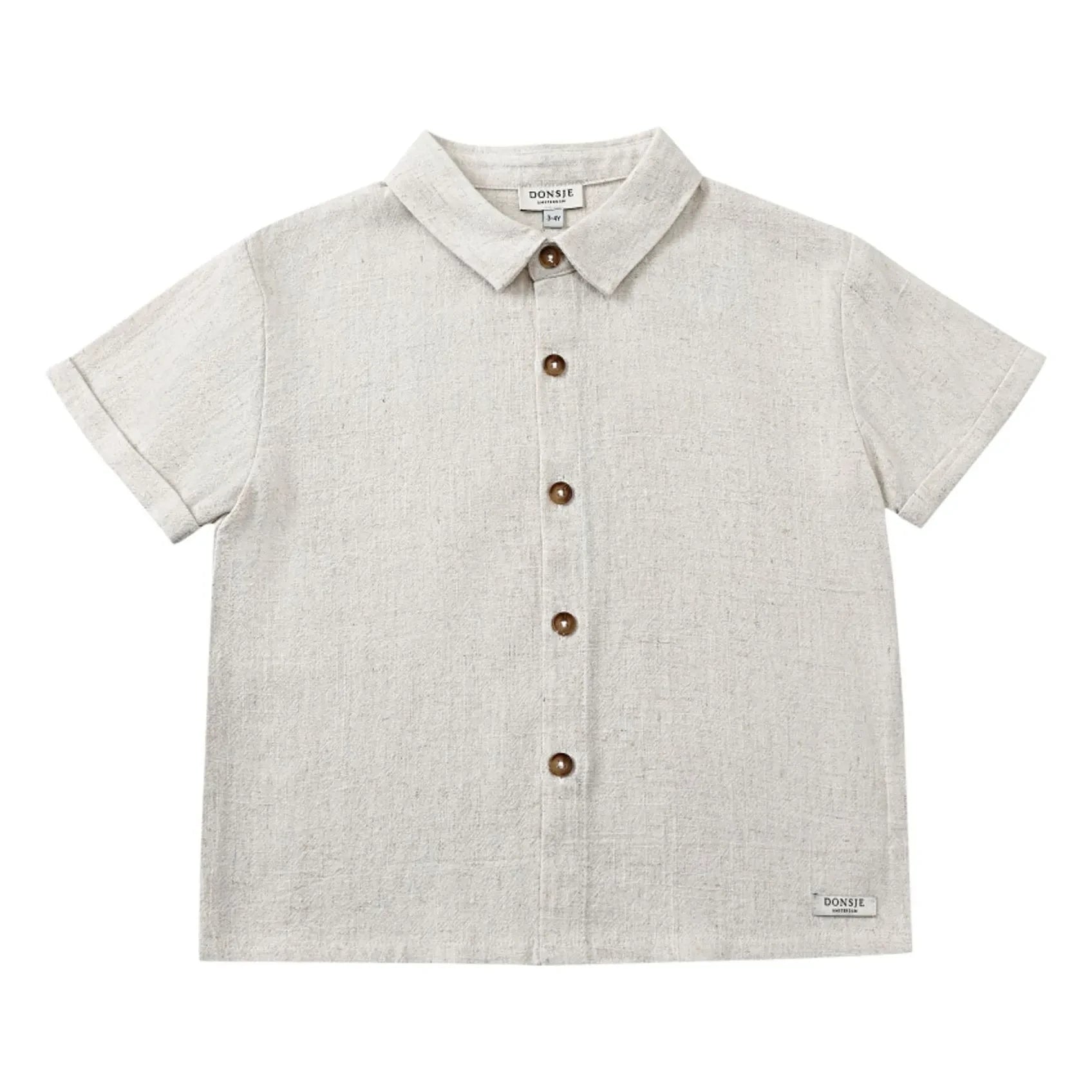 Donsje - Brammie Linen Shirt | Heather White