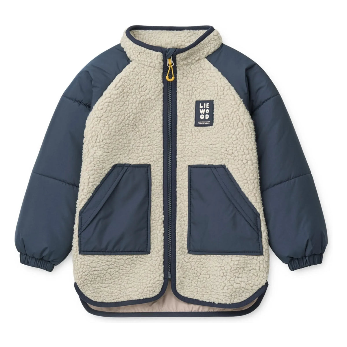 Liewood - Runa Recycled Fiber Sherpa Jacket | Navy