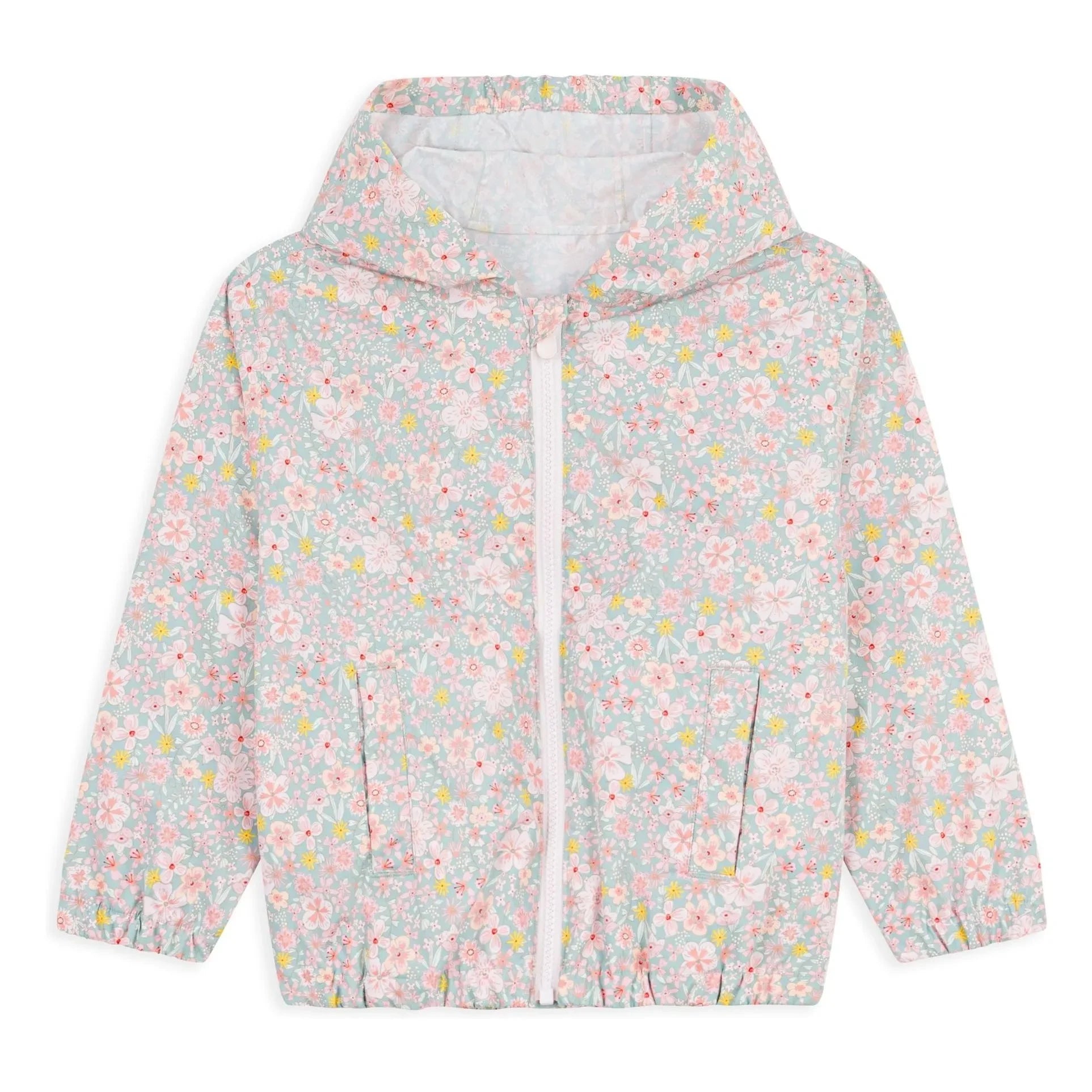 Petit Bateau - Recycled Fiber Windbreaker | Gray Blue