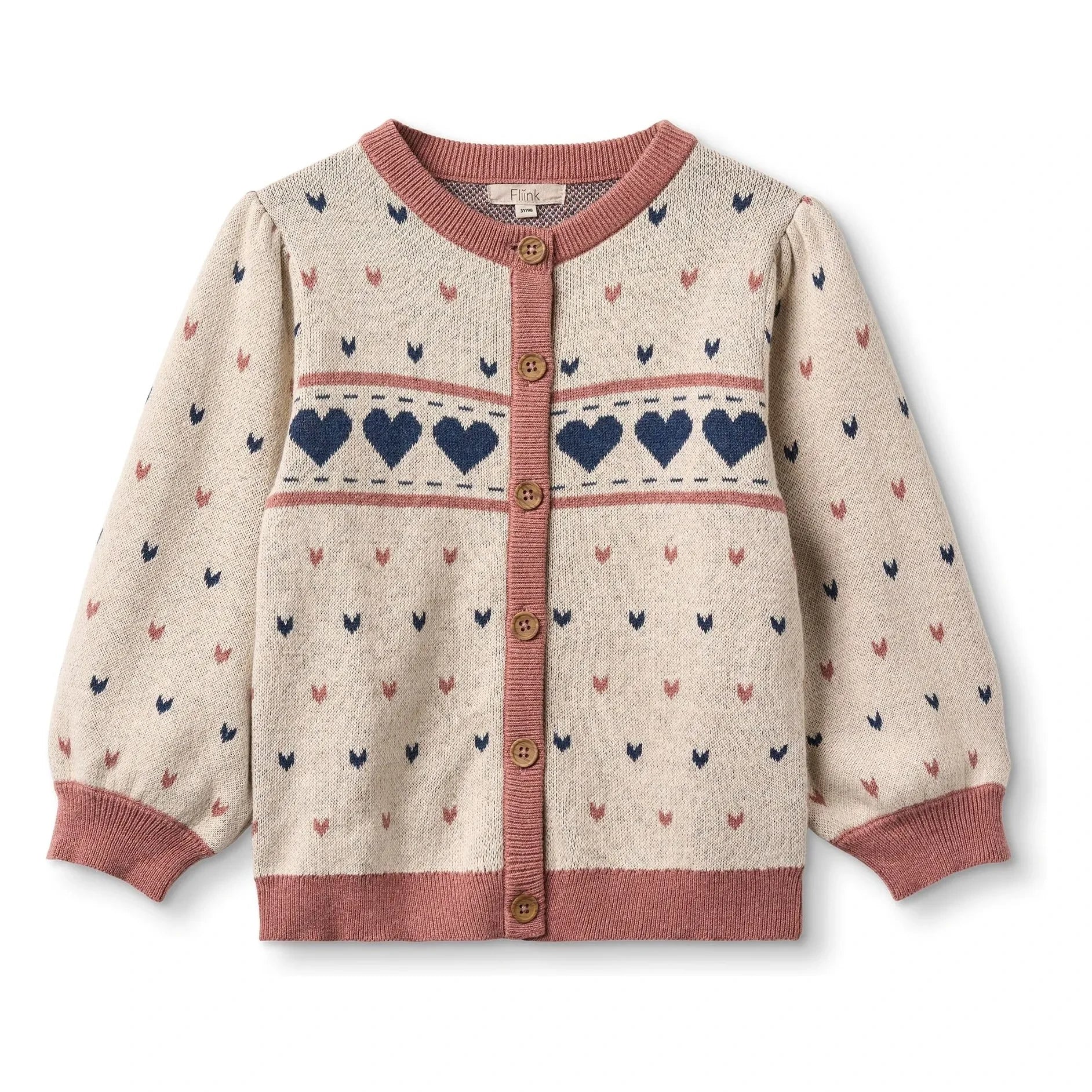 Fliink - Nova Organic Cotton Cardigan | Ecru