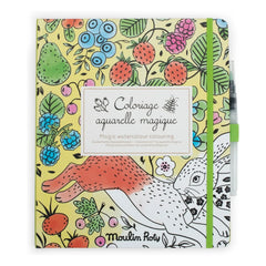 Moulin Roty - The Magic Watercolor Painting Book - Le jardin du Moulin