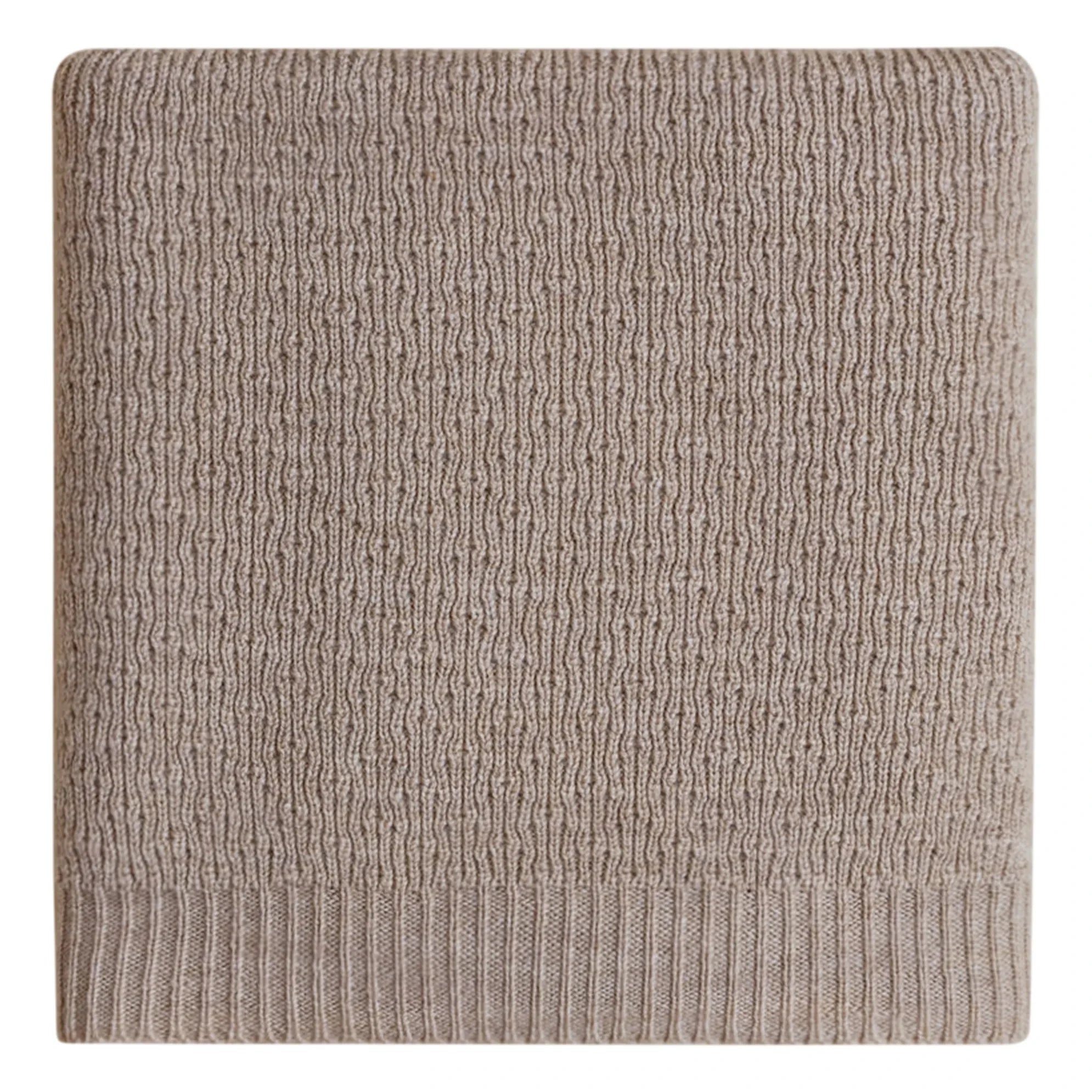 Hvid - Dora Merino Wool Blanket | Beige