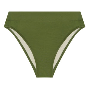 Peony - Olivine Recycled Fiber Jersey Bottom | Olive