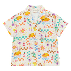 Arsène et Les Pipelettes - Mexico Poplin Shirt | Ecru