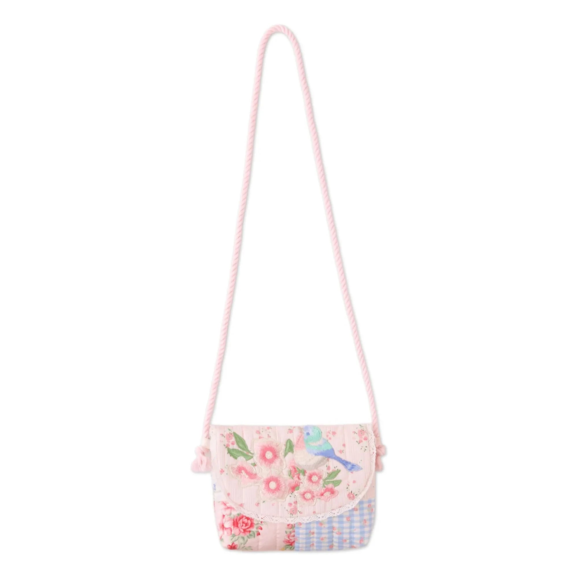 Gingersnaps - Kane Patchwork Bag | Ecru