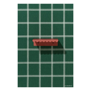Nobodinoz - Vibes duvar rafı 20x16 cm | Terracotta