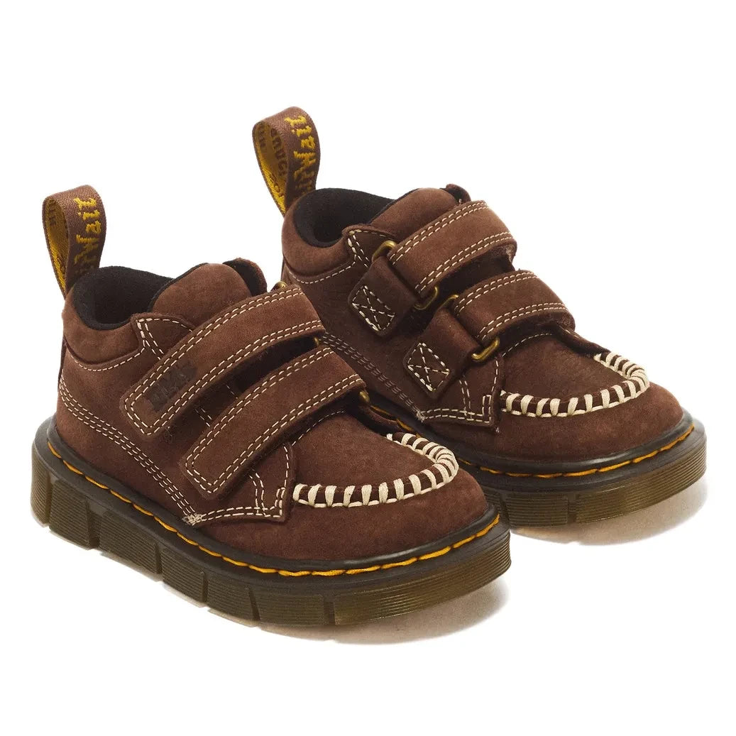 Dr Martens - Raffe T Scuffed Shoes | Brown