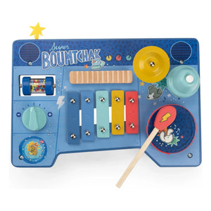 Moulin Roty - Puce & Pilou Musical Activity Table | Blue
