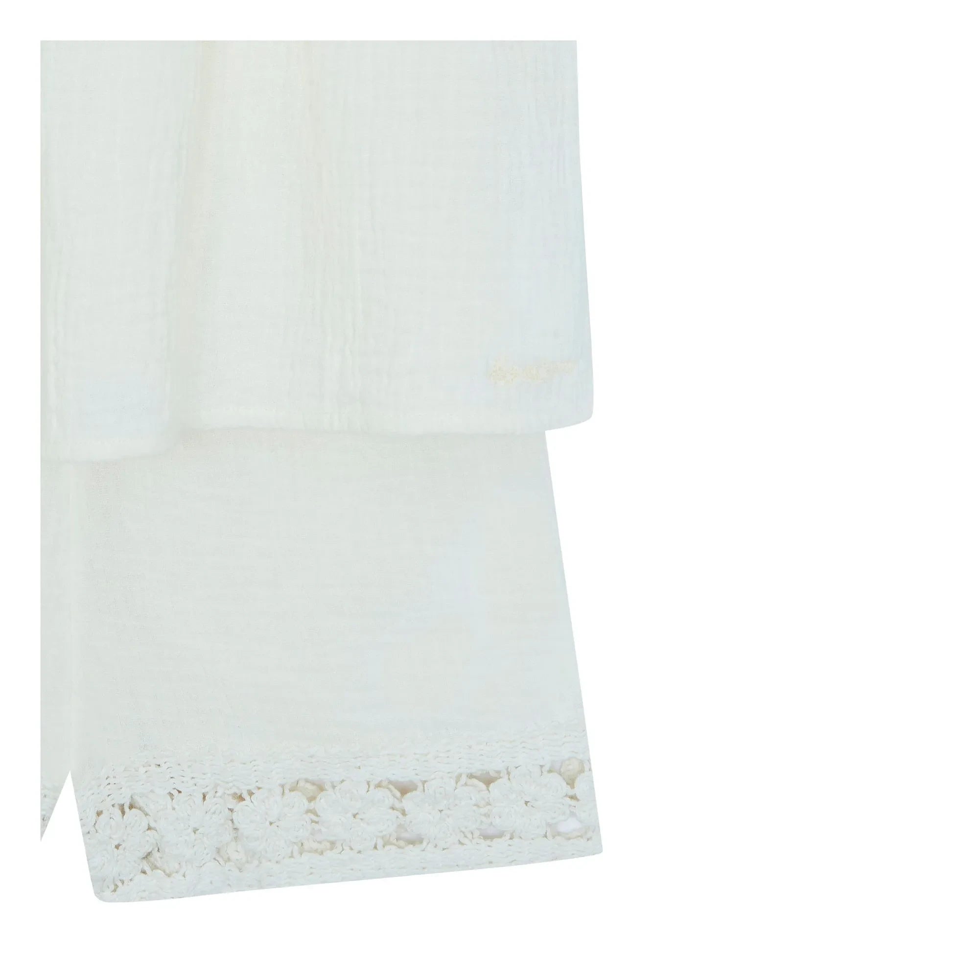 Bonton - Nouki Cotton Muslin Tank Top and Shorts Set | Ecru