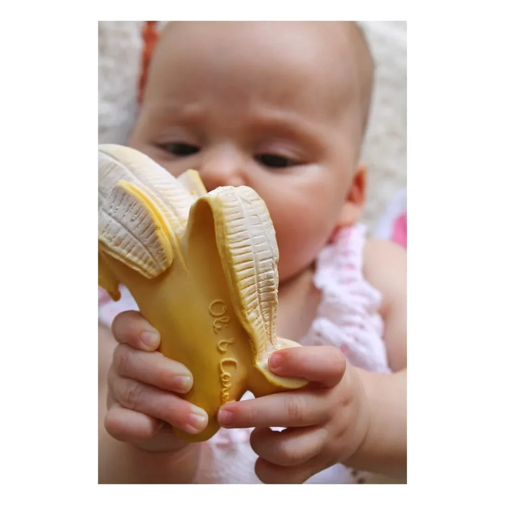 Oli & Carol - Ana the Banana Teether | Yellow