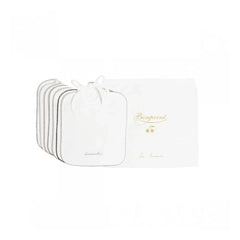 Bonpoint - 7-Piece Baby Bib Set | White