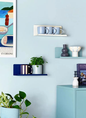 Mustard Made - Ledge Metal Wall Shelf | Ocean