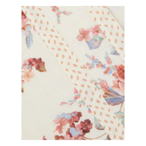 Zimmermann - Awaken Floral Pattern Sleeveless Vest | Ecru