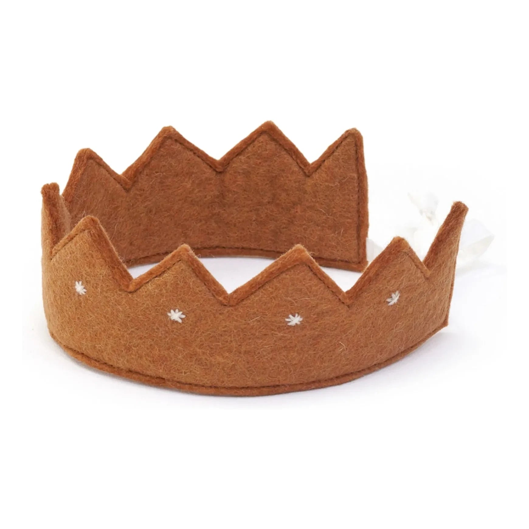 Muskhane - Felt Kumari Headband | Caramel