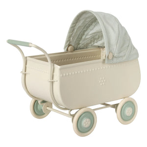 Maileg - Blue Mini Pushchair