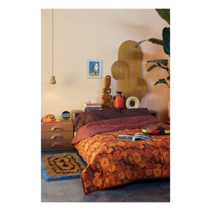 HKliving - Funk wool rug | Honey