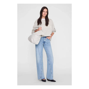 Anine Bing - Miles Sweatshirt | Gray Melange