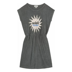 We Are Kids - Suzy Organic Cotton Dress | Charcoal Gray
