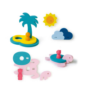 Quut - 3D Banyo Yapbozu Treasure Island Yapbozu - 12 parça