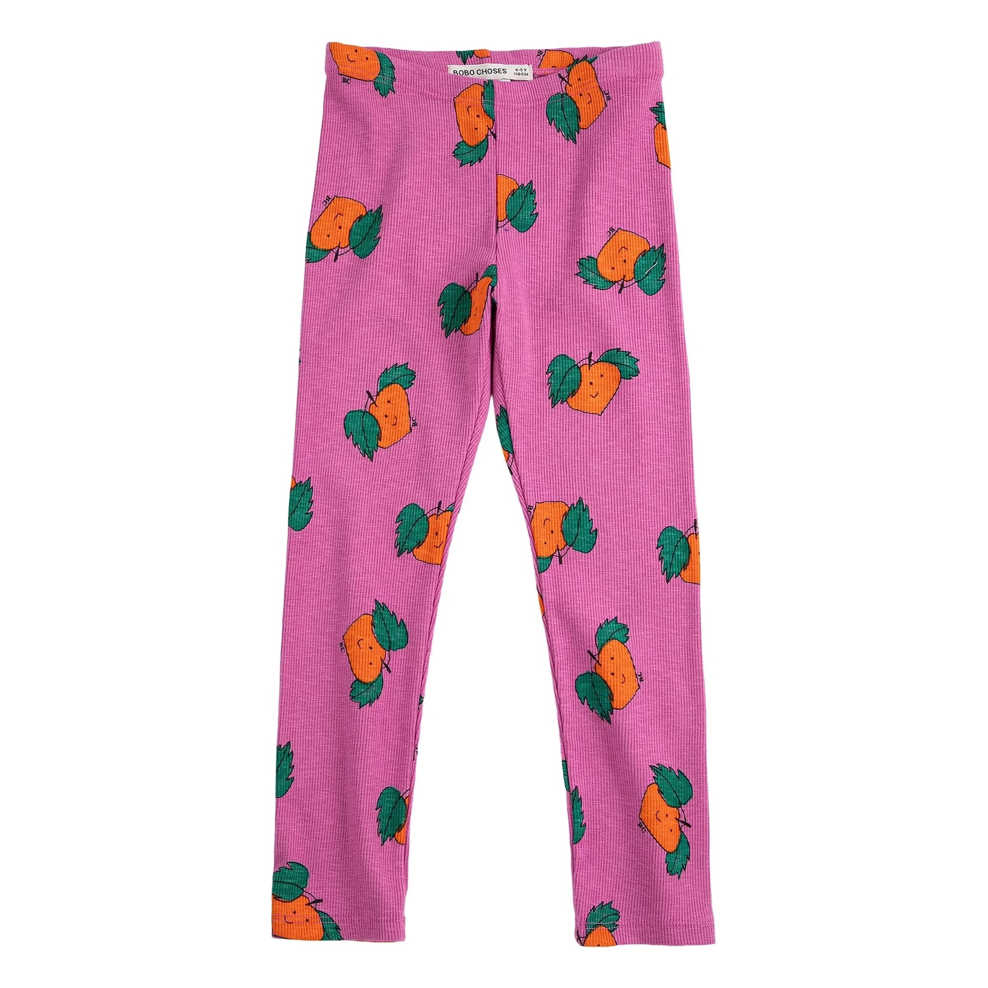 Bobo Choses - Organic Cotton Orange Leggings | Purple
