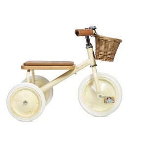 Banwood - Metal and Wooden Three-Weeler Bicycle | Cream