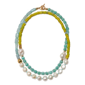 Lizzie Fortunato - Cabana Necklace | Green