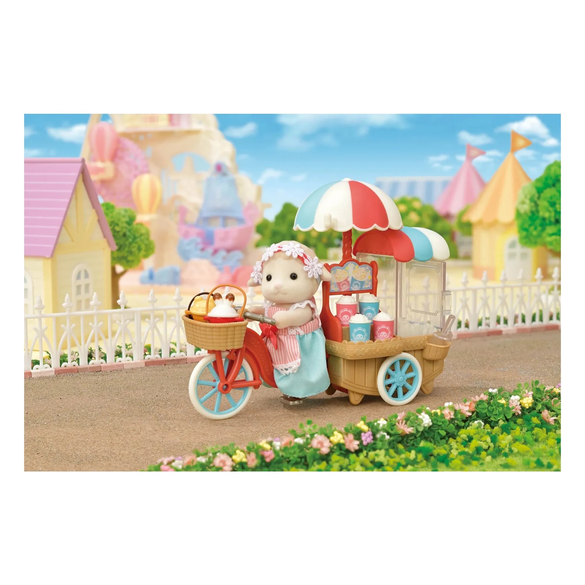 Sylvanian Families - Sheep Mother and Popcorn Stall