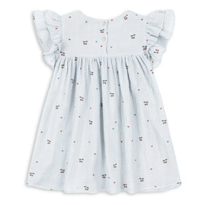Konges Sløjd - Coco Cerises Organic Cotton Dress | Light blue