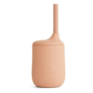 Liewood - Ellis Pipetli Silikon Bardak - 2'li Set | Pembe