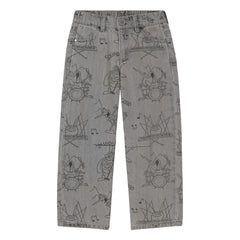 Stella McCartney Kids - Organic Cotton Bug Jeans | Gray