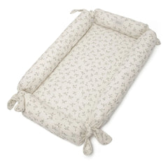 Babyshower - Olive Bloom Baby Bib | Off-White