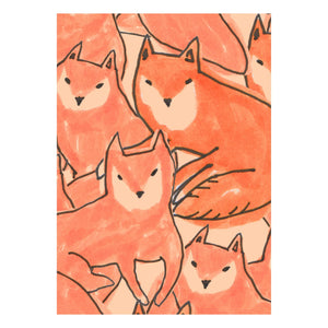 Season Paper - Fox Croud Duvar Kağıdı