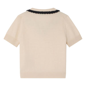 Bonpoint - Polo Lisette Wool | Ecru